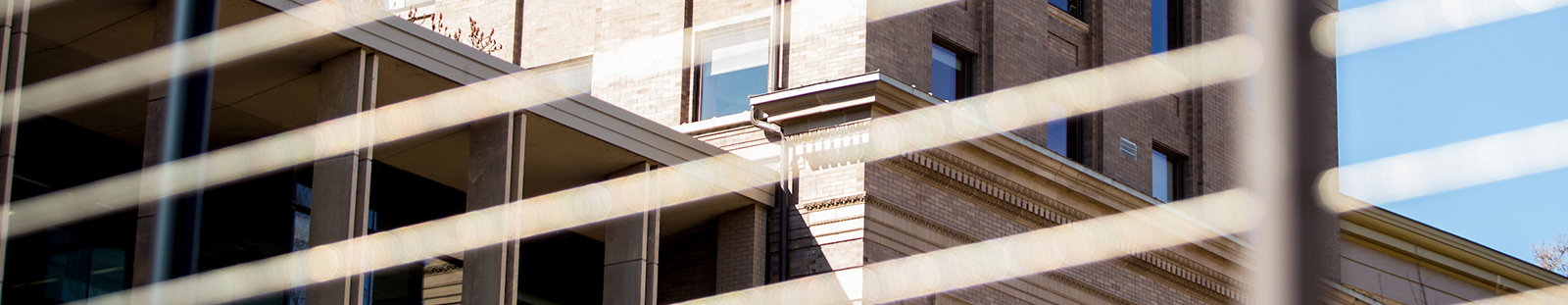 wide shot of education building