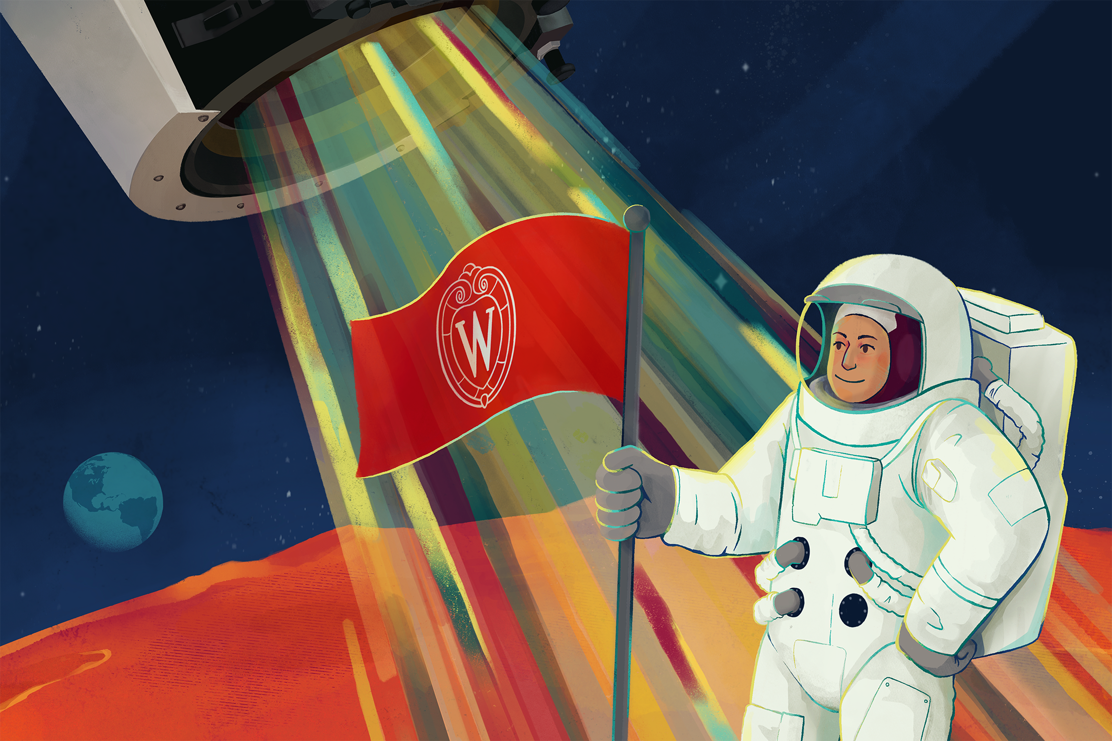 Astronaut Illustration