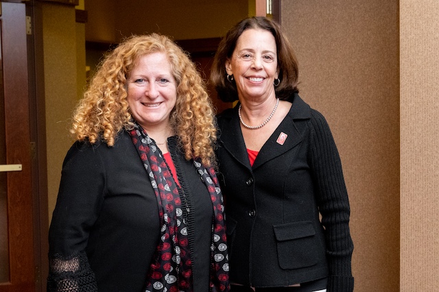 Chancellor Jennifer Mnookin and Dean Diana Hess