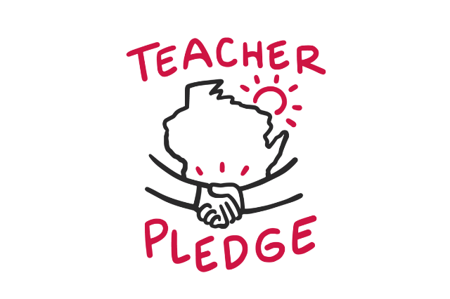 Teacher Pledge logo