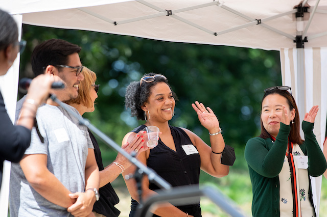 New Faculty introduction at Welcome Back event
