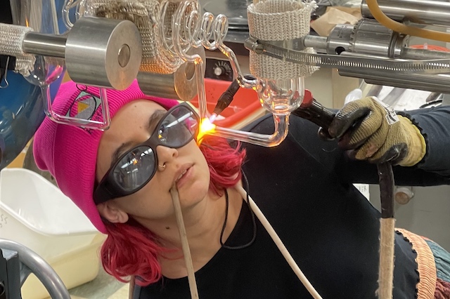 Glass lab alum Lauren Aria