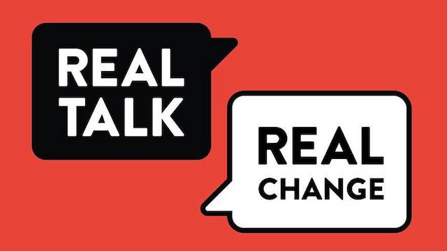 Real Talk for Real Change logo
