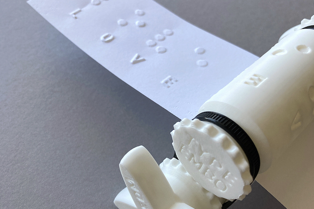 Taekyeom Lee's braille work