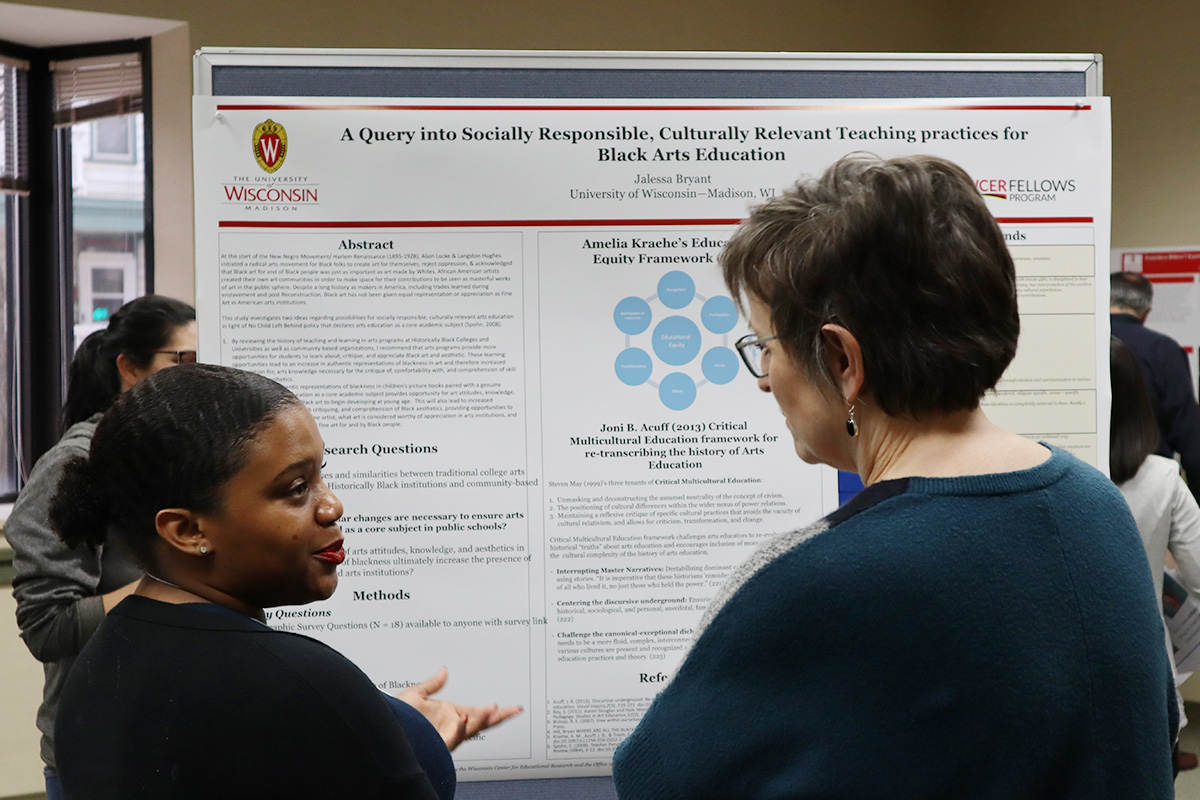 WCER Fellows poster fair photo