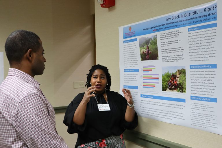 WCER Fellows poster fair photo