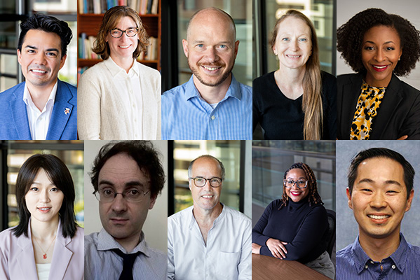 Group photo of new faculty members