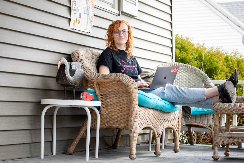 Shannon Jones Porch Portrait