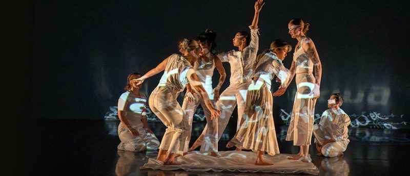 dance students performing