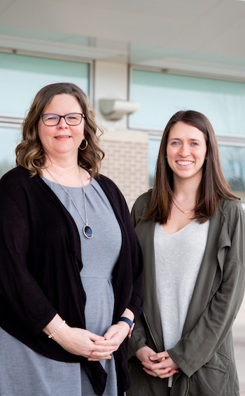 Karla Ausderau and Jessica Muesbeck