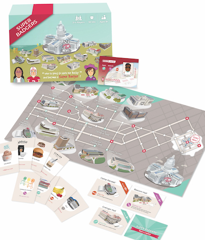 Board game called Super Badgers