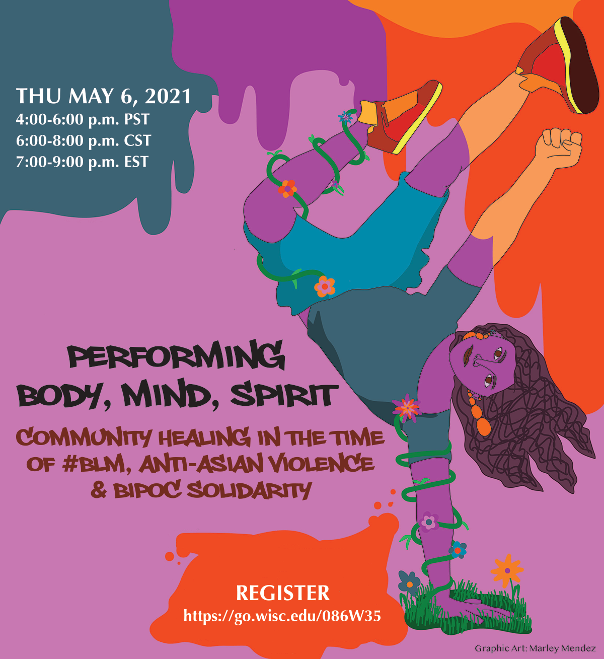 Performing body mind and spirit poster