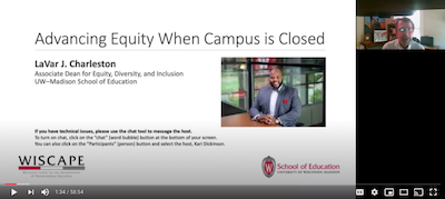 LaVar Charleston speaks about advancing equity