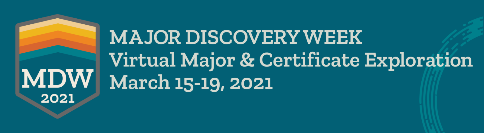 Majors Discovery Week Banner