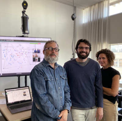 (Left) Daniel Spikol, Malmö University, Sweden; Stefano Schiavetto, Unicamp, Brazil; Karoline Schnaider, Umeå University, Sweden