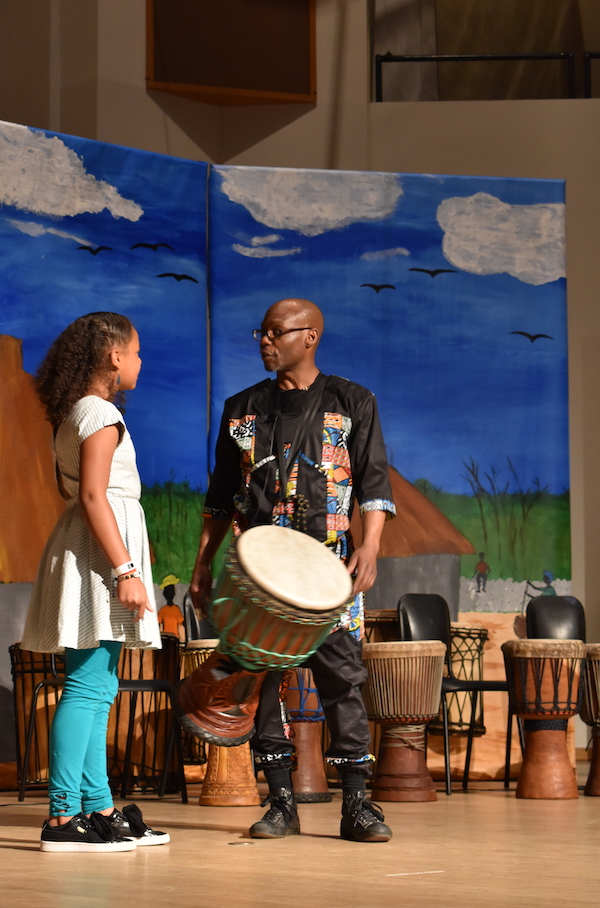 Yorel Lashley presents during Drum Power