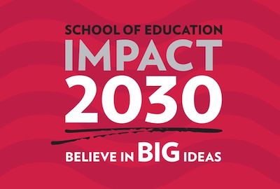 Impact 2030 graphic with "Believe in Big Ideas"