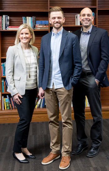 Katie Eklund, Stephen Kilgus, and Andy Garbacz.