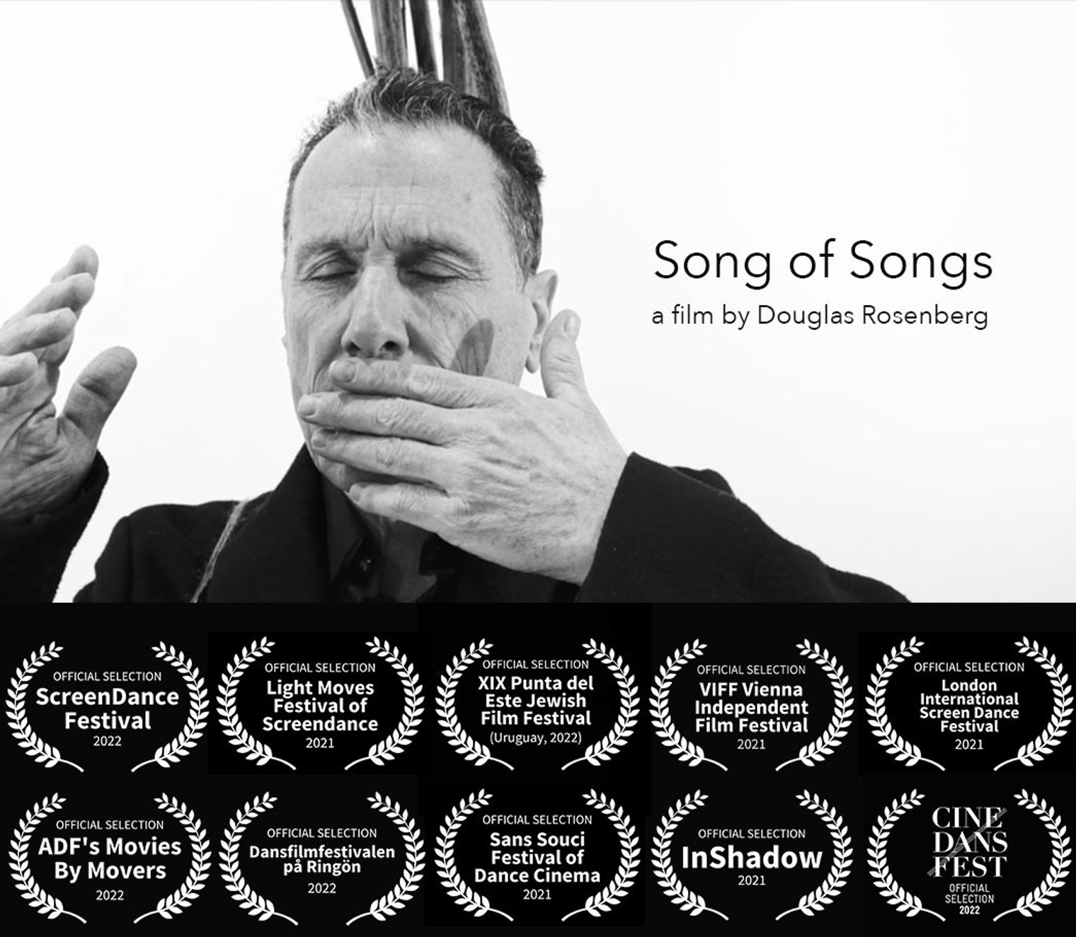 Douglas Rosenberg film title screen with accolade graphics