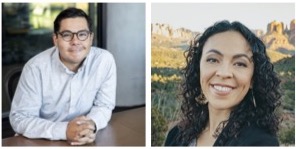 Christopher Saldaña and Carrie Sampson