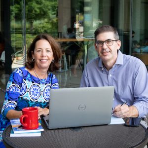 Dean Diana Hess and Jeremy Stoddard