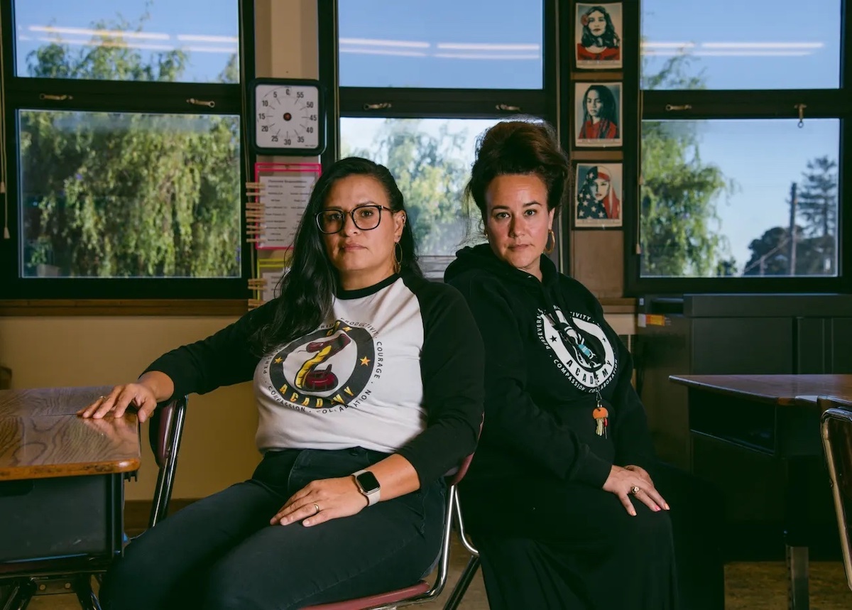 Athena Larios and Melanie Swandby