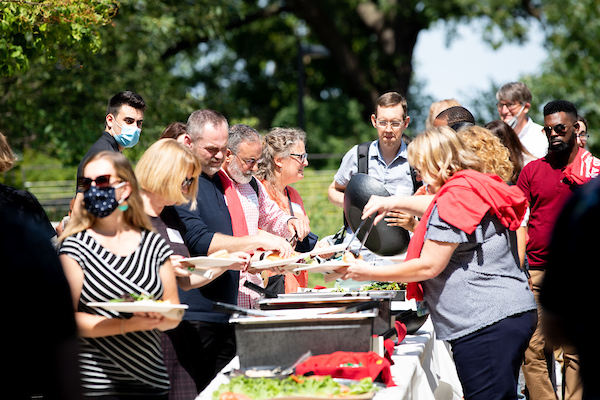 Lunch at Welcome Back Bash