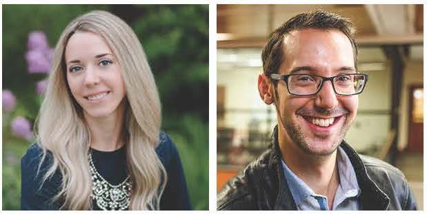 Kelly Wickersham and Brett Nachman