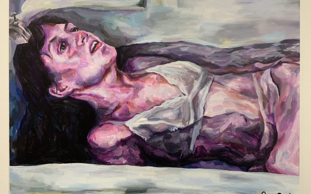 Painting by Isabella Covert at "No Call No Show"