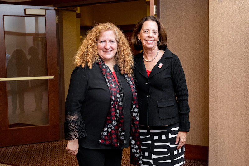 Dean and Chancellor at BoV Dinner