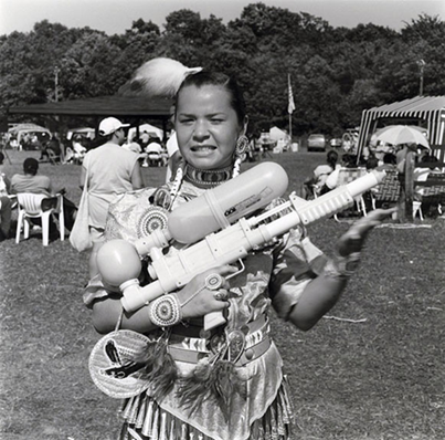 Person with fake gun
