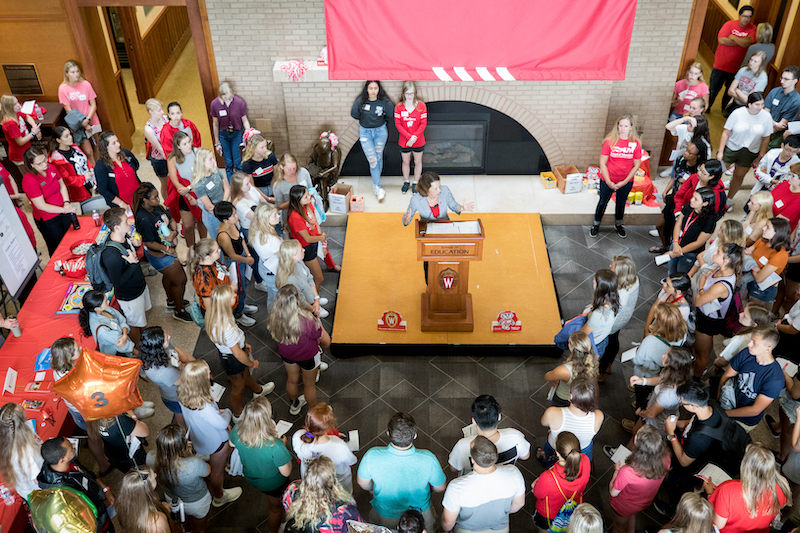 Fall Welcome Freshmen Orientation Morgrige Commons