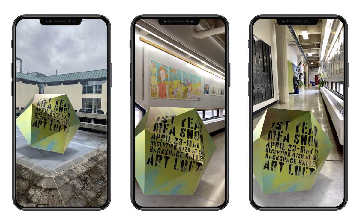 McLean’s “Landed“ augmented reality