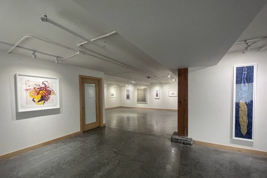 "On Tenterhooks," curated by Stackonis, is on view in the Tandem Press Apex Gallery through Aug. 16.