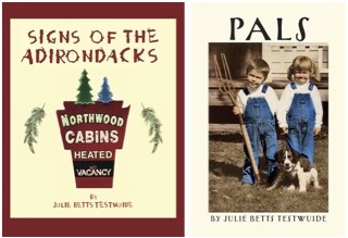 cover of a book titled signs of the adirondacks and PALS