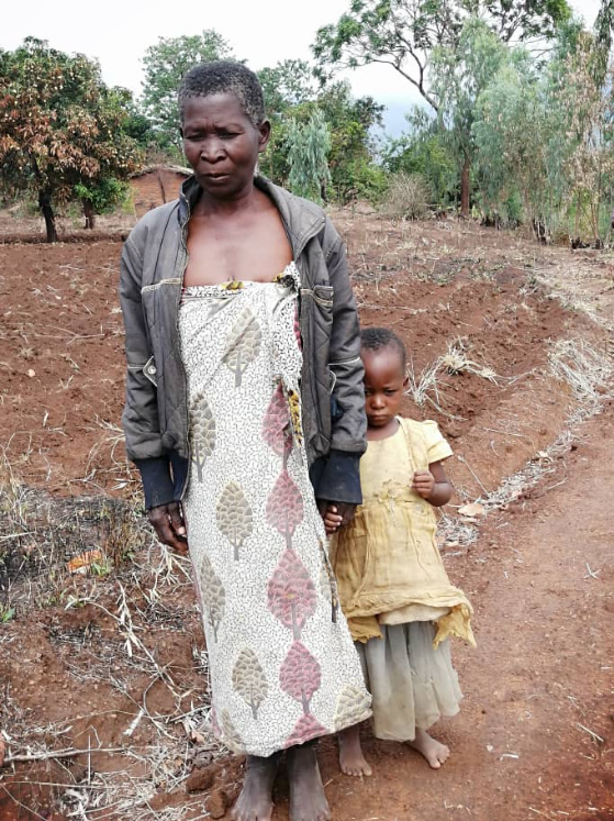 Grandmother and child