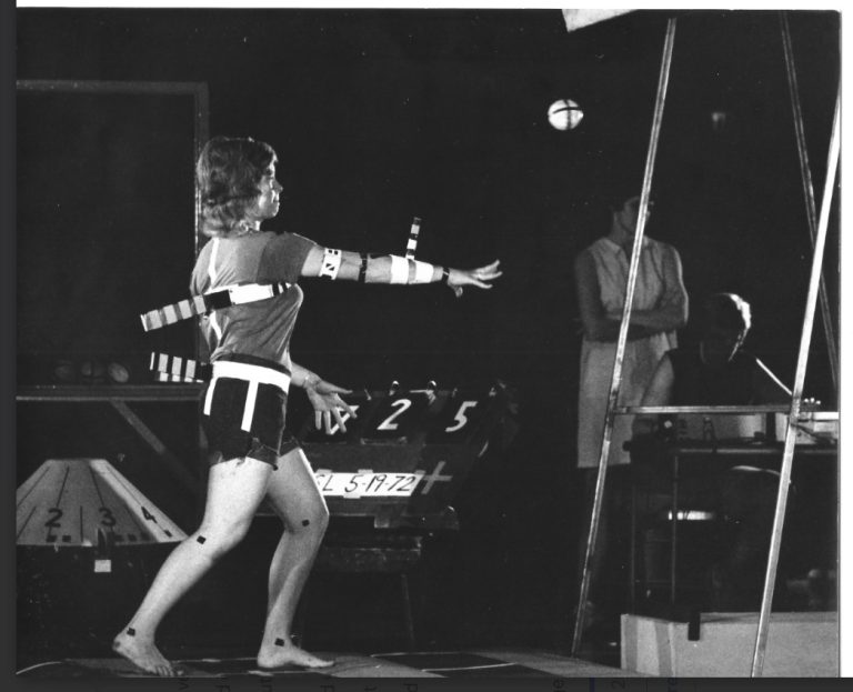 1972 filming athletic movement research