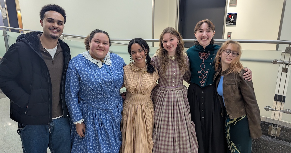 Theater students