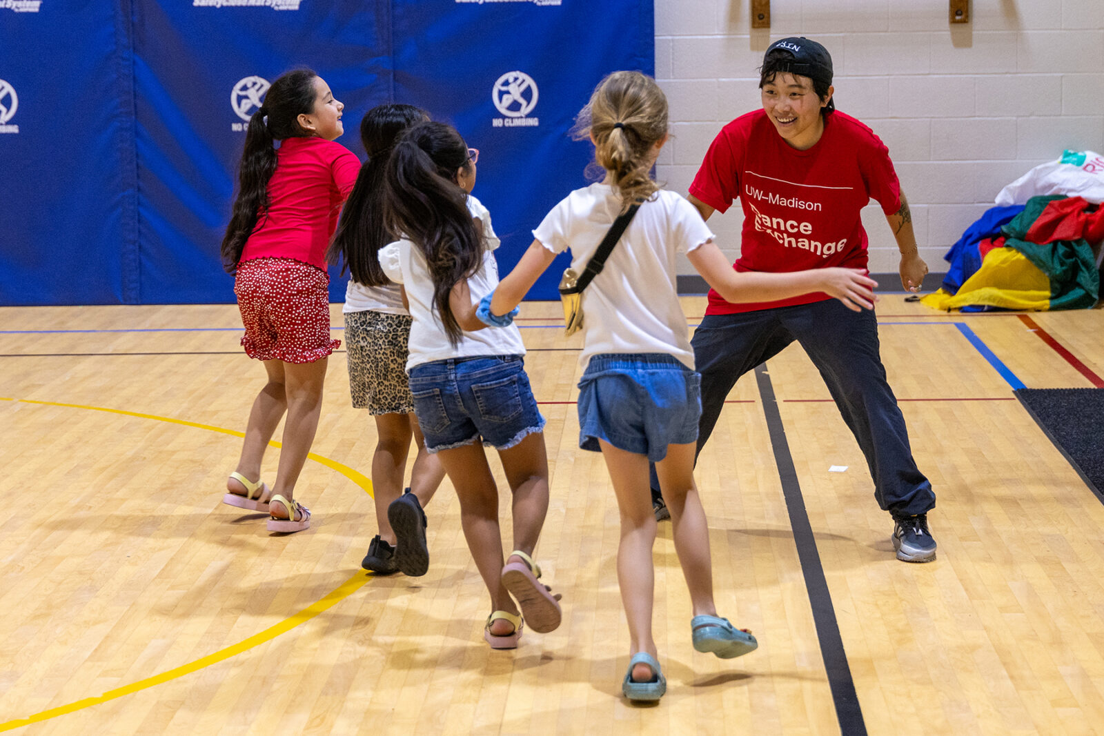 Pa Ying Gia with students