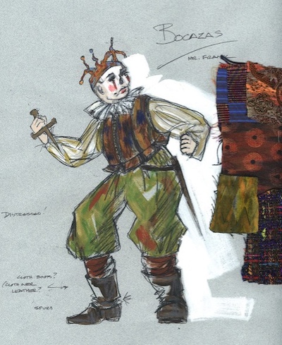 costume design sketch