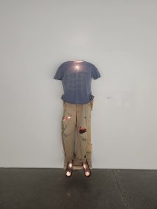A self-portrait sculpture by Matthew Everett