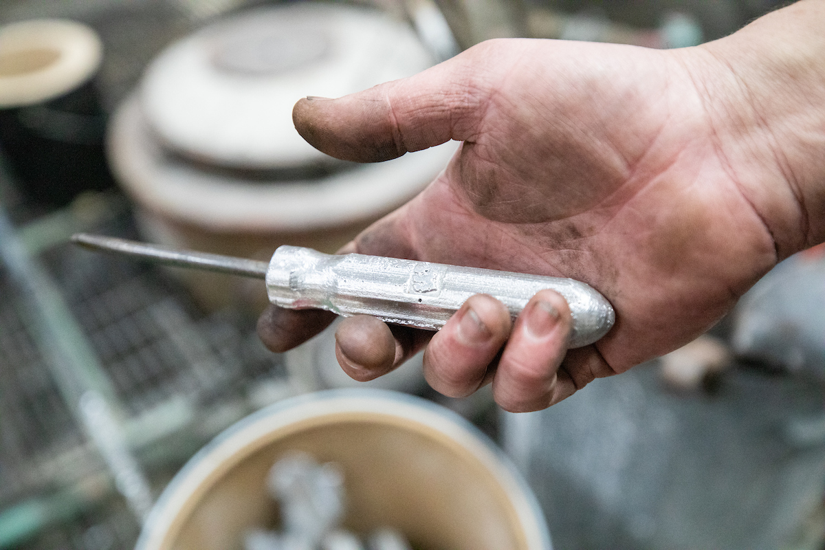 A finished screwdriver