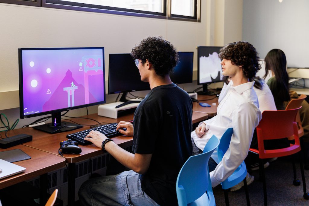 Game design students use Raven's donated computers