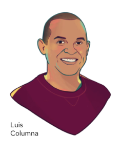 illustration of Luis Columna