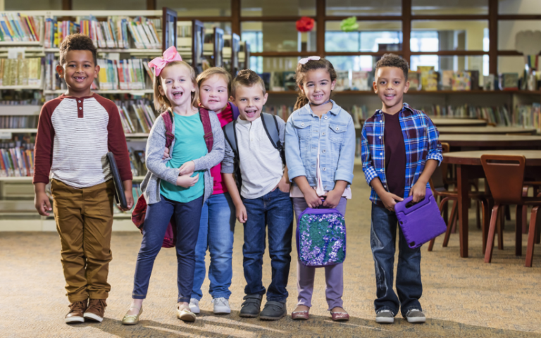 Children at school