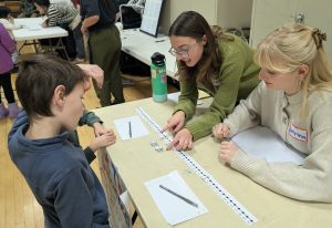 Activities were grounded in math learning standards for elementary school students. Photo courtesy Erin Edgington
