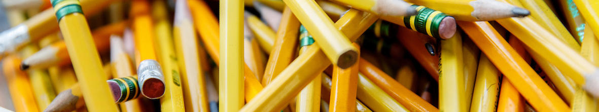 a pile of pencils