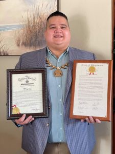 David O'Connor with awards
