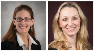 Christine Pfund and Jenna Rogers