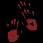 Image of bloody hands